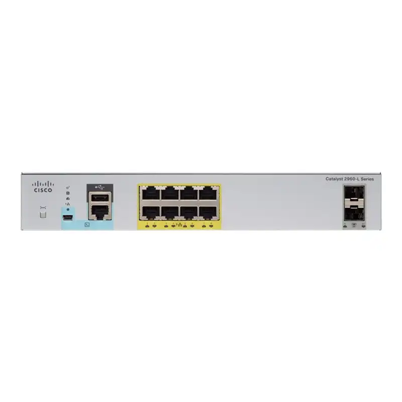 Cisco Catalyst 2960CX-8TC-L - Commutateur - Géré - 8 x 10 - 100 - 1000 + 2 x SFP + 2 x 10 - 100 - ... (WS-C2960CX-8TC-L)_1